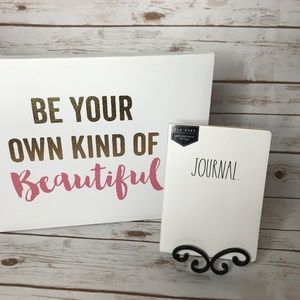 Rae Dunn Leatherette Journal